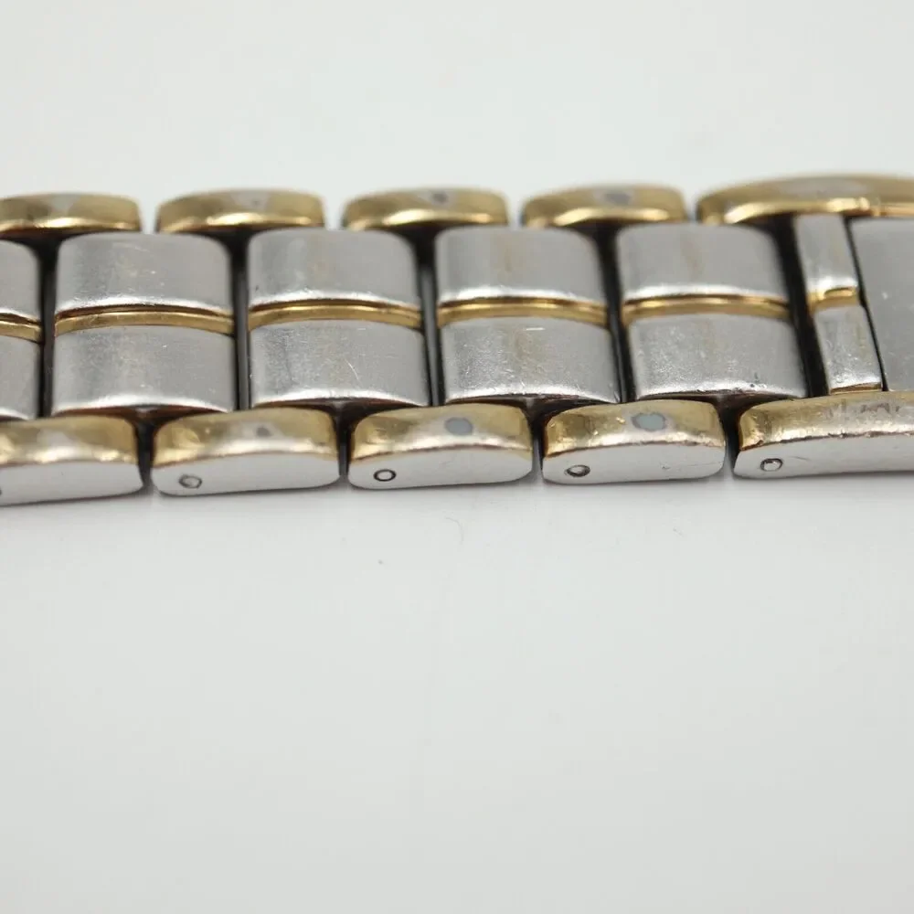 Anne Klein Womens Watch 32mm Round Dial Two Tone Bracelet AK/1303 w New Battery
